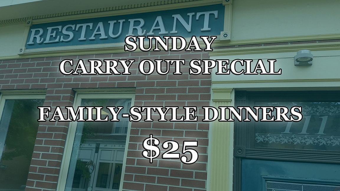 Sunday Family Style Dinner Special
