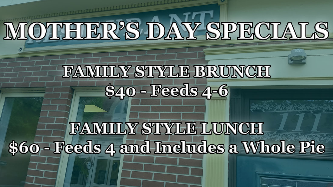 Mother's Day Family Style Specials