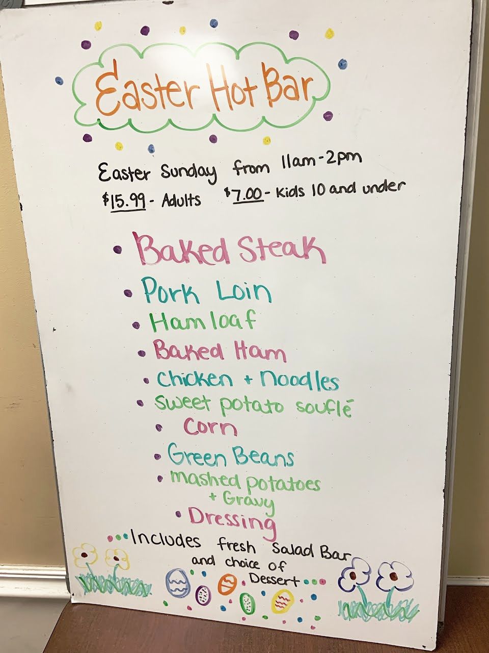 Easter Hot Bar Buffet