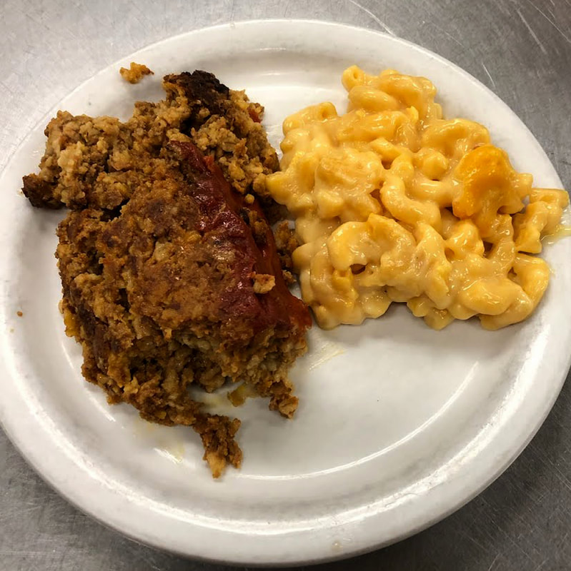Meatloaf and Mac & Cheese
