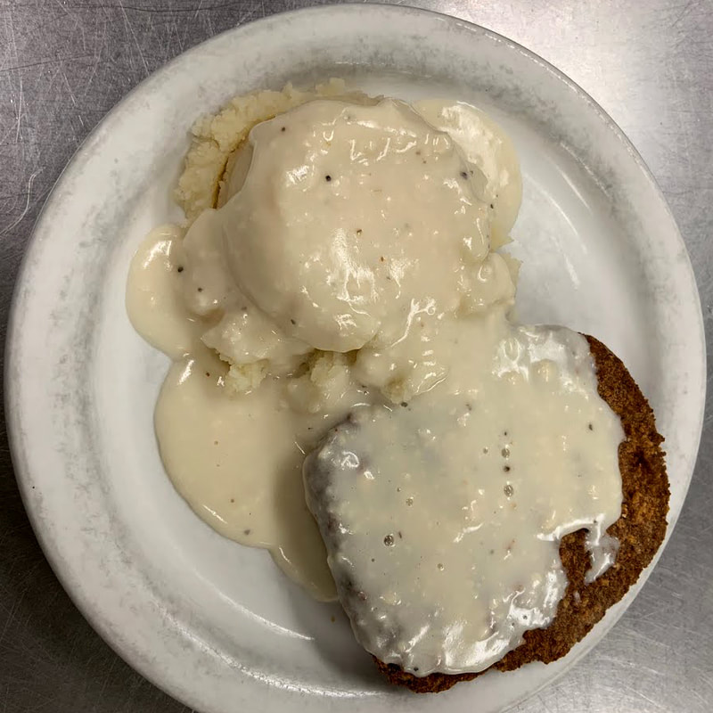 Country Fried Steak, Mashed Potatoes & Gravy